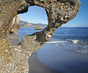 plage et rochers