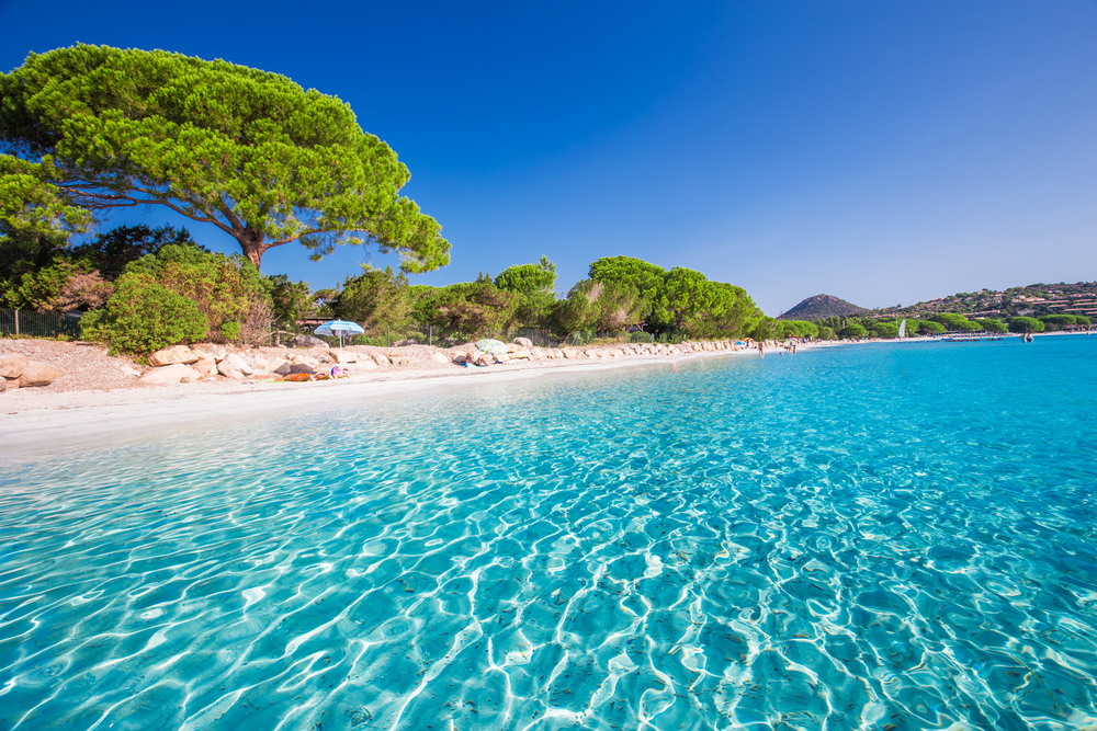 Korsika Strand Santa Giulia