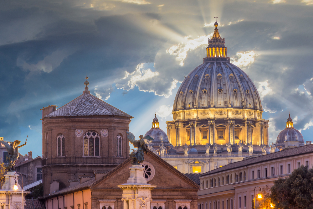Visiter Rome, la coupole basilique saint-Pierre de Rome