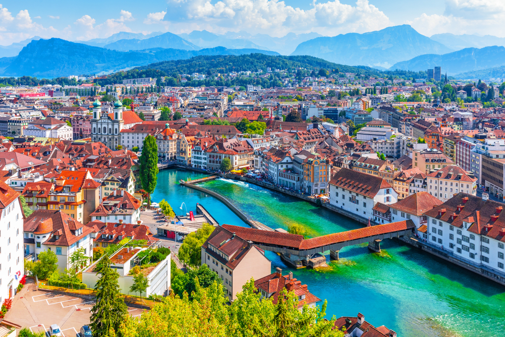 plus belles villes suisse : lucerne