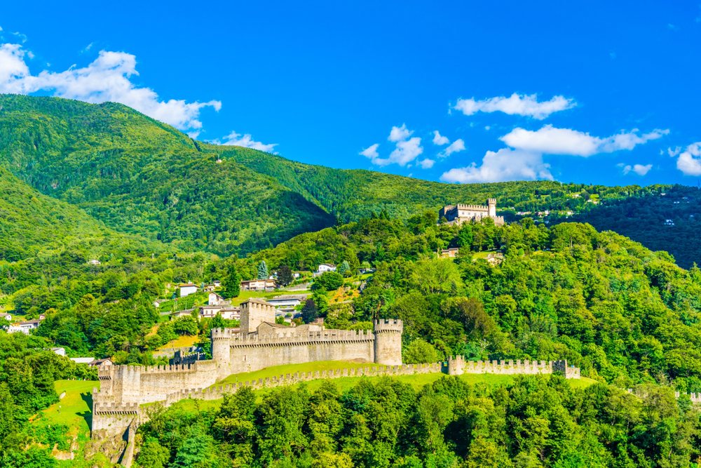 Tessin Burgen von Bellinzona